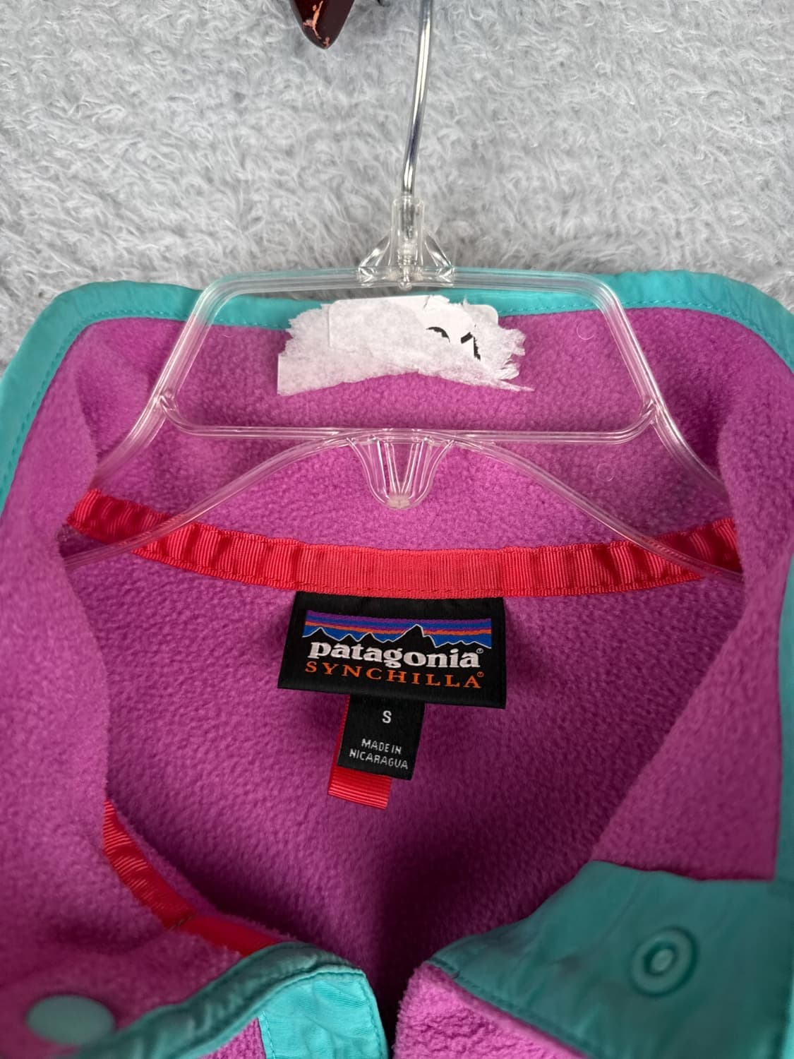 16SP 파타고니아 신칠라 스냅-T 퍼플/민트 상품이미지4