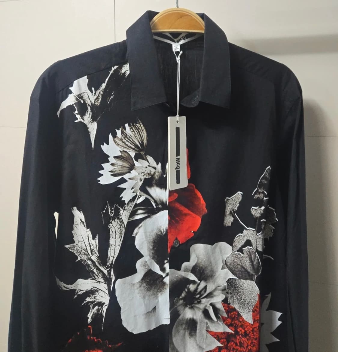 알렉산더 맥퀸 16SS 플라워 셔츠 상품이미지2