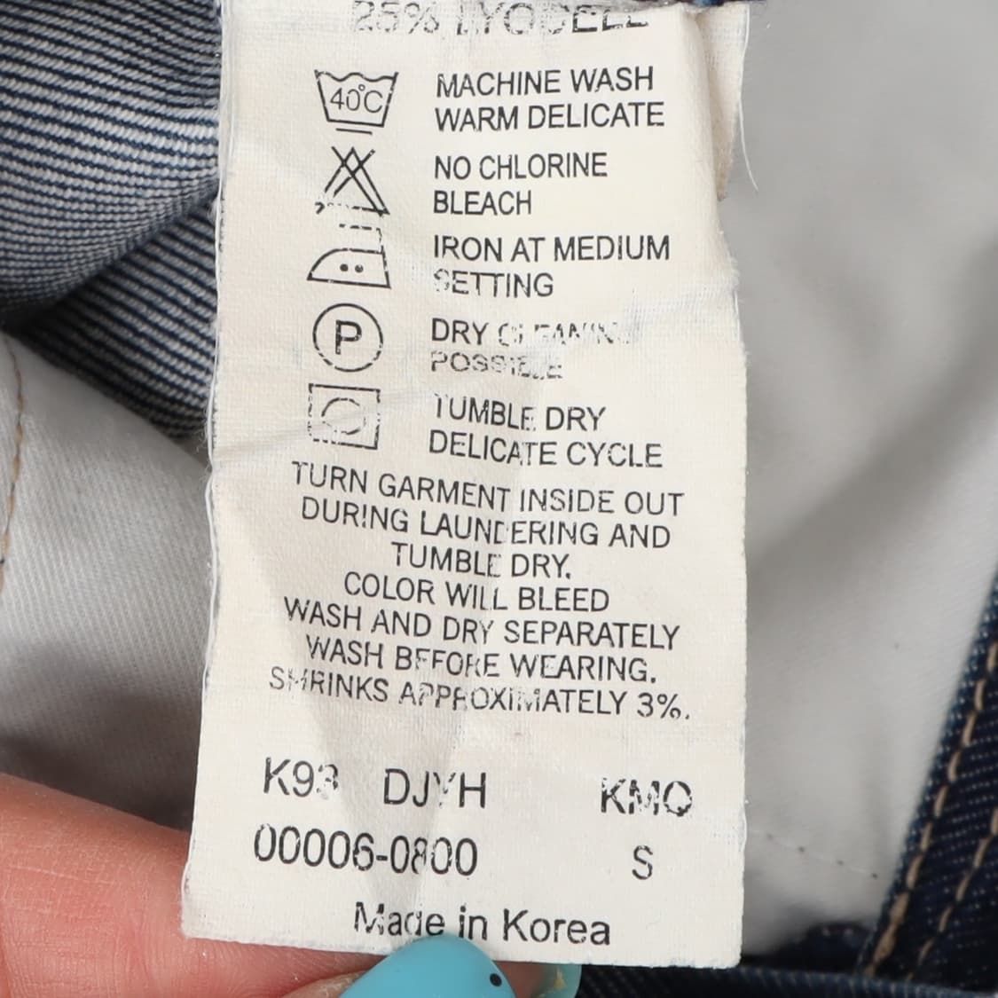 리바이스 엔지니어드 신치백 데님 스커트 상품이미지7