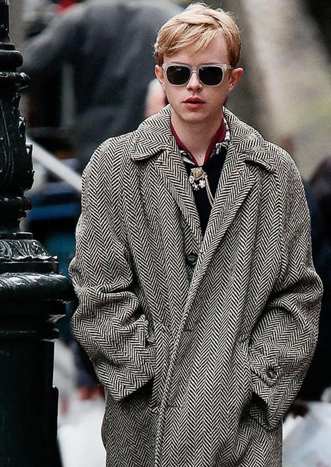 JPN VTG 헤링본 발마칸 코트 (L) 상품이미지2