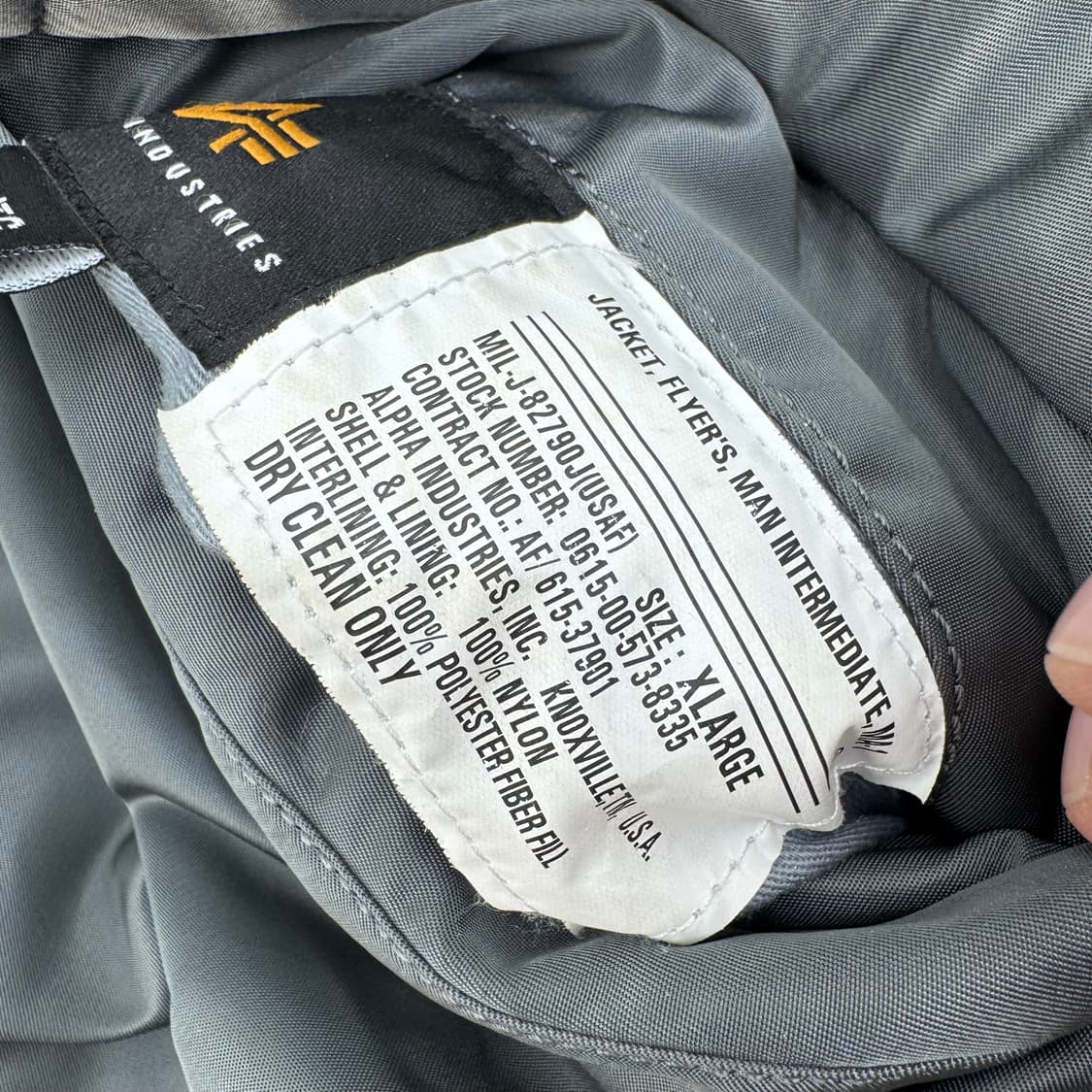 알파인더스트리 항공점퍼  상품이미지5