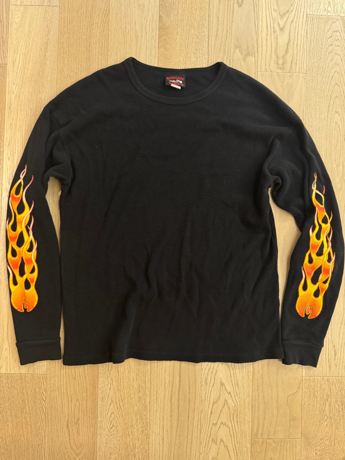 Usa made 빈티지 플레임 써멀 롱슬리브 상품이미지1