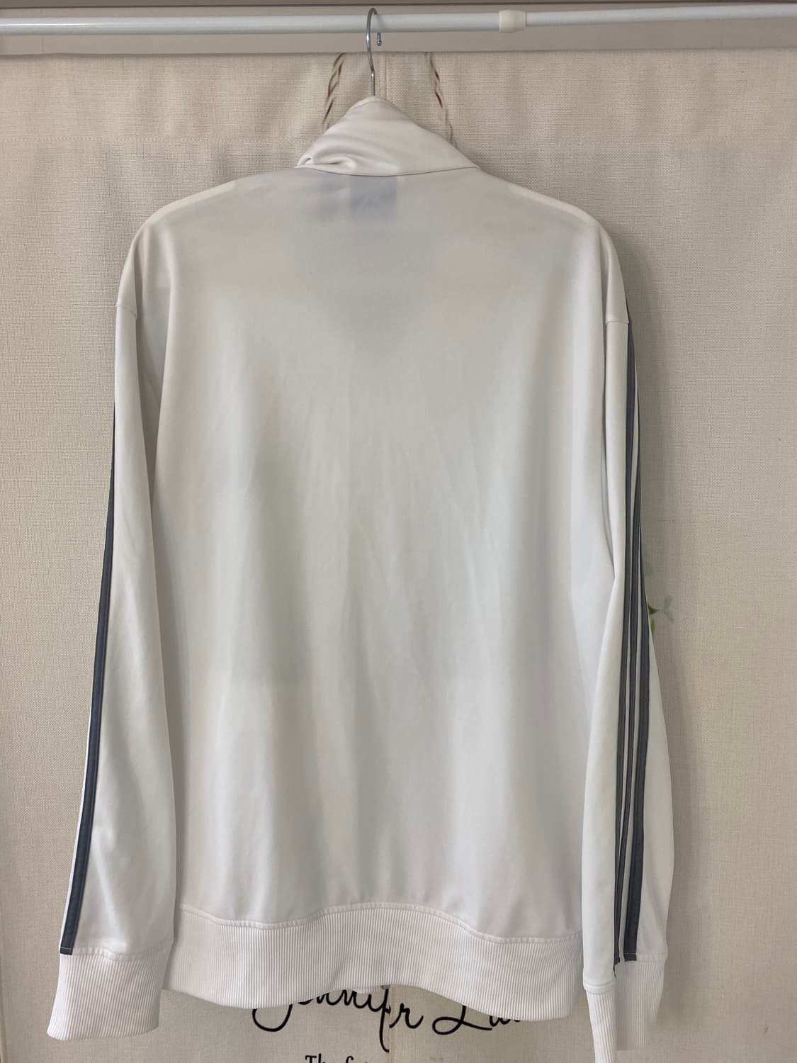 2XL)아디다스 파이어버드 흰회색 져지_우주매물 상품이미지2