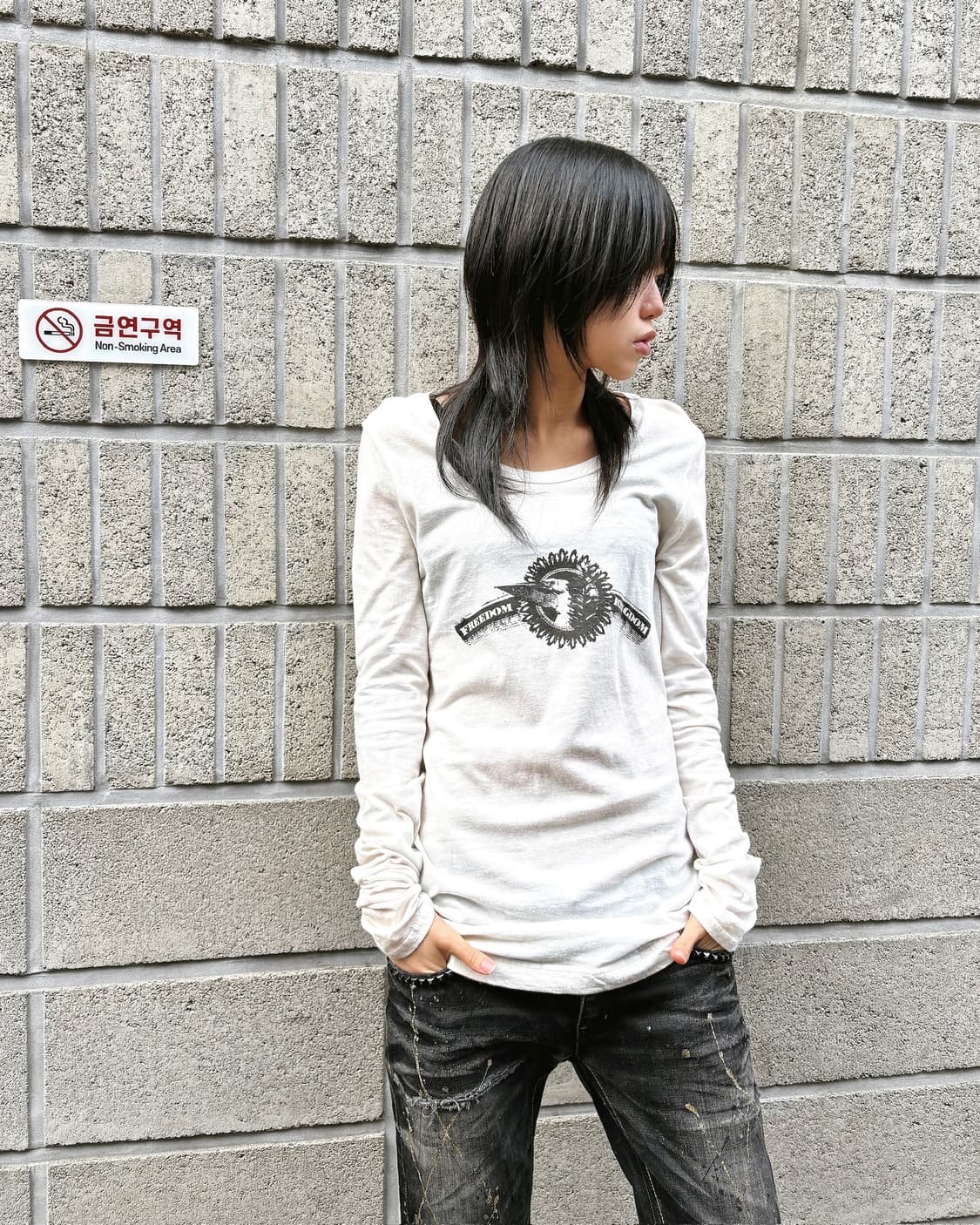 LGB 그런지 아트워크 롱 슬리브 상품이미지4