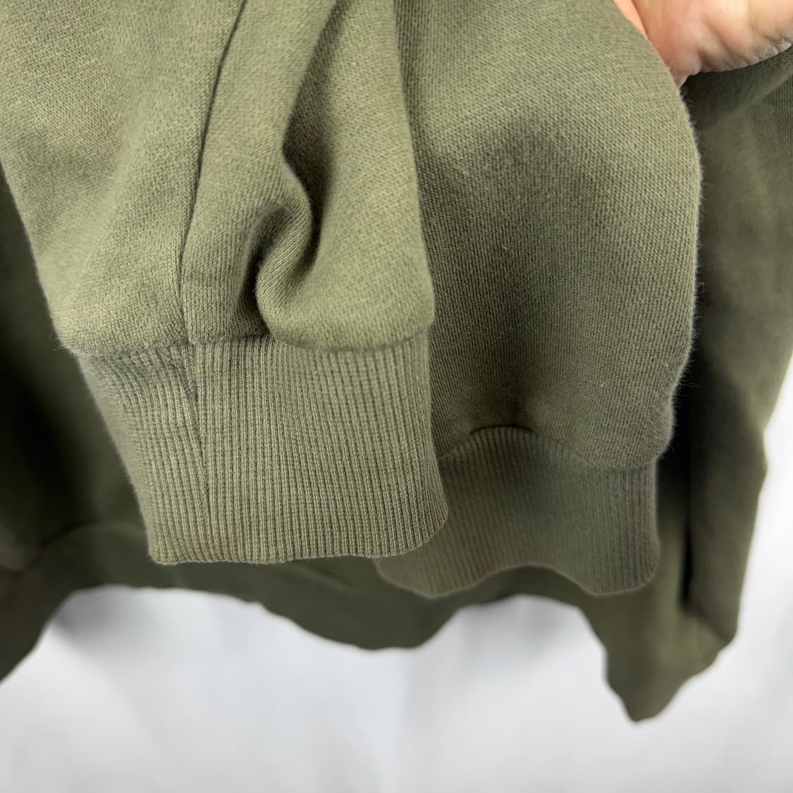 (2XL) 언더아머 자수로고 후드 티 카키 상품이미지5