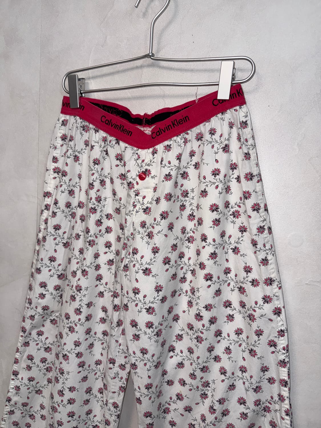 Calvin Klein white floral lounge pants 상품이미지2