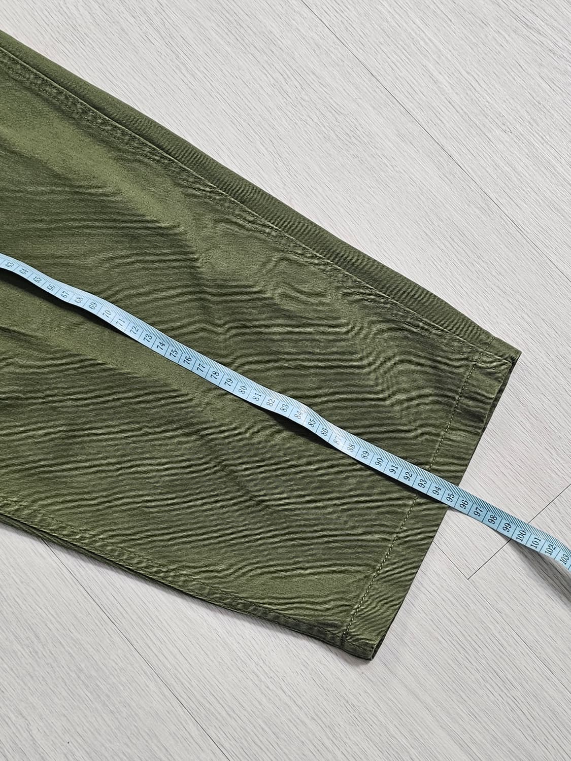 그라미치 루즈 테이퍼드 팬츠 올리브 XL 상품이미지5