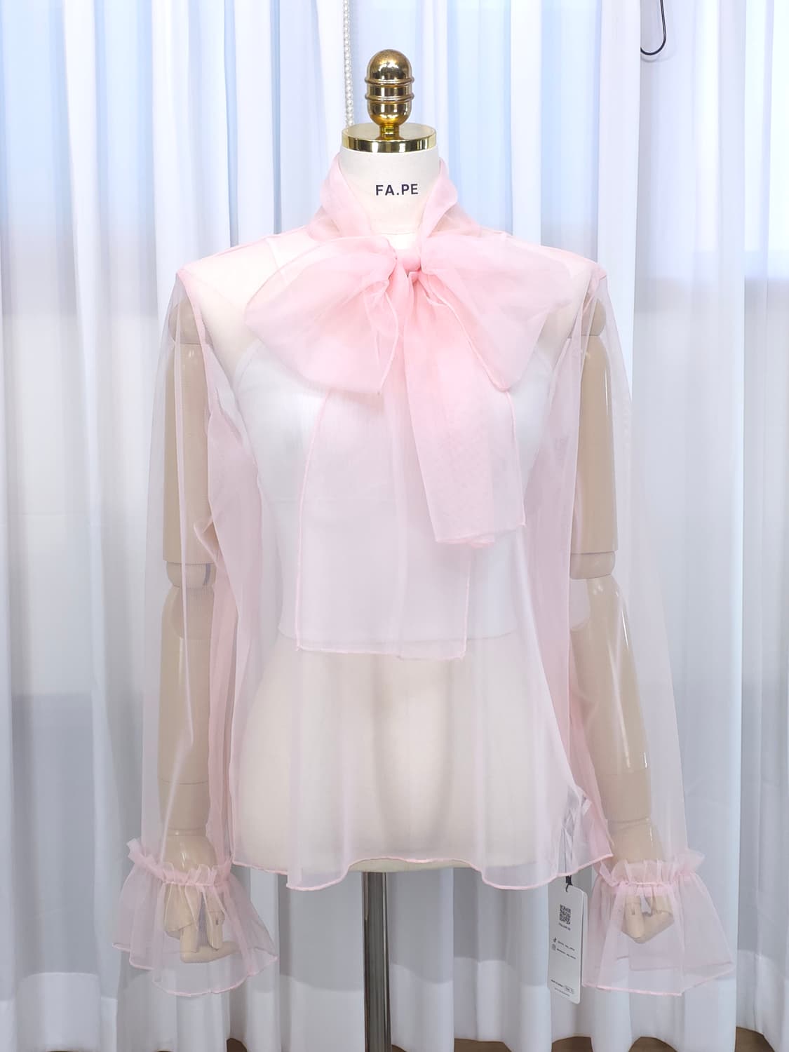 시스루 블라우스 상품이미지2