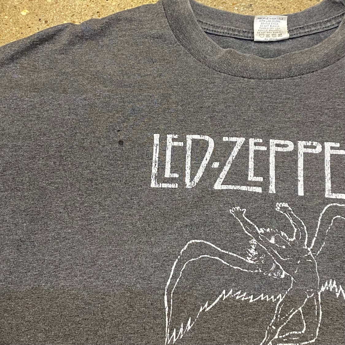 미국 빈티지 레드제플린 락티셔츠 반팔티 상품이미지4