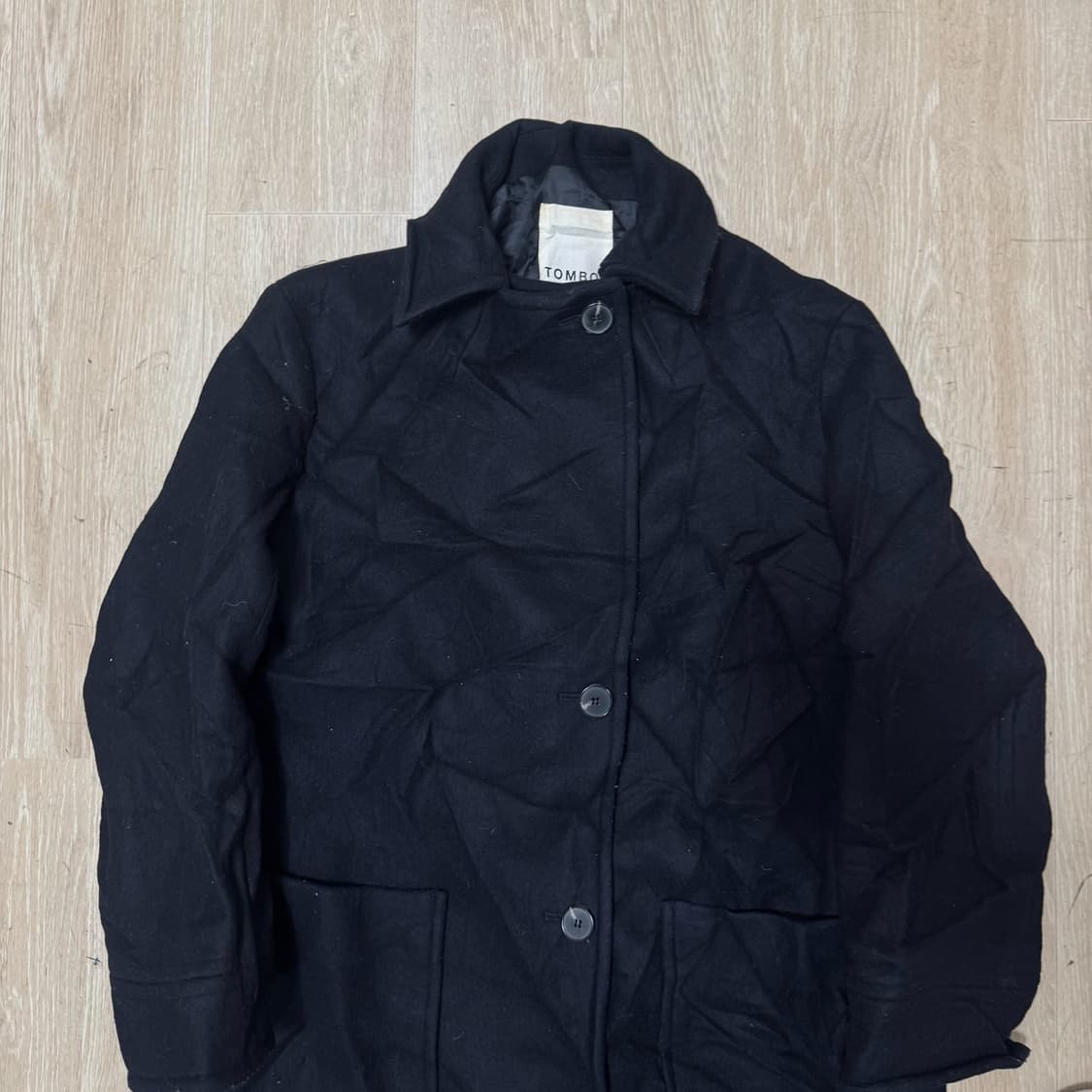 스튜디오 톰보이 여성 모직 카라 코트 80-90-160  상품이미지2