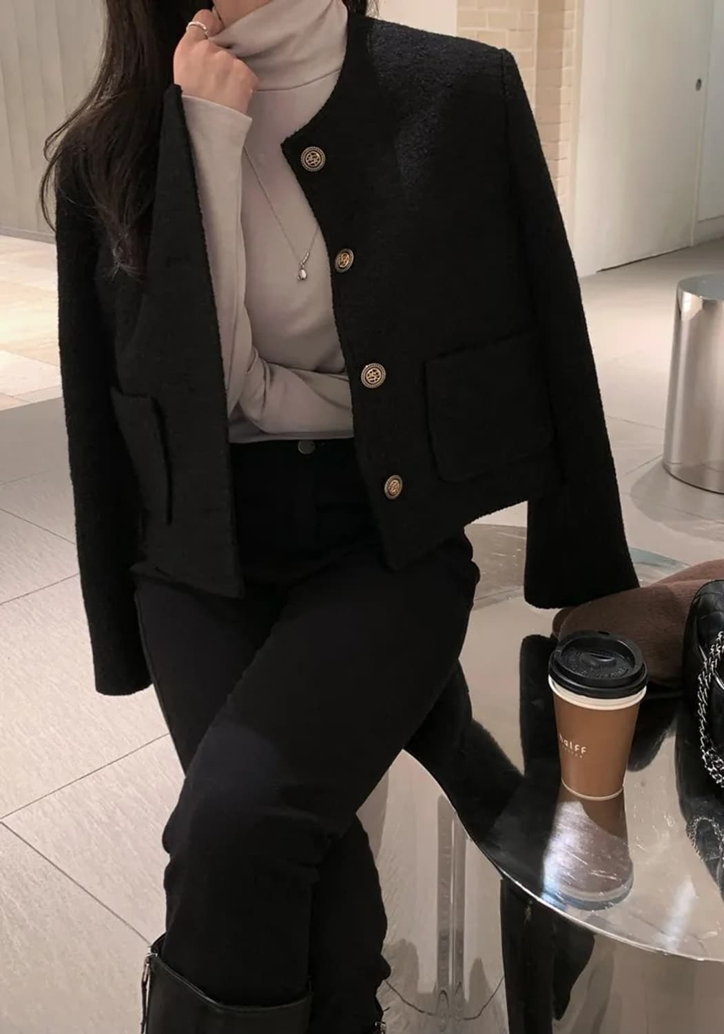 울 트위드자켓 상품이미지5