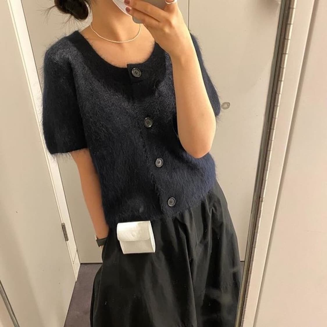 코스 모헤어 반팔니트 상품이미지2