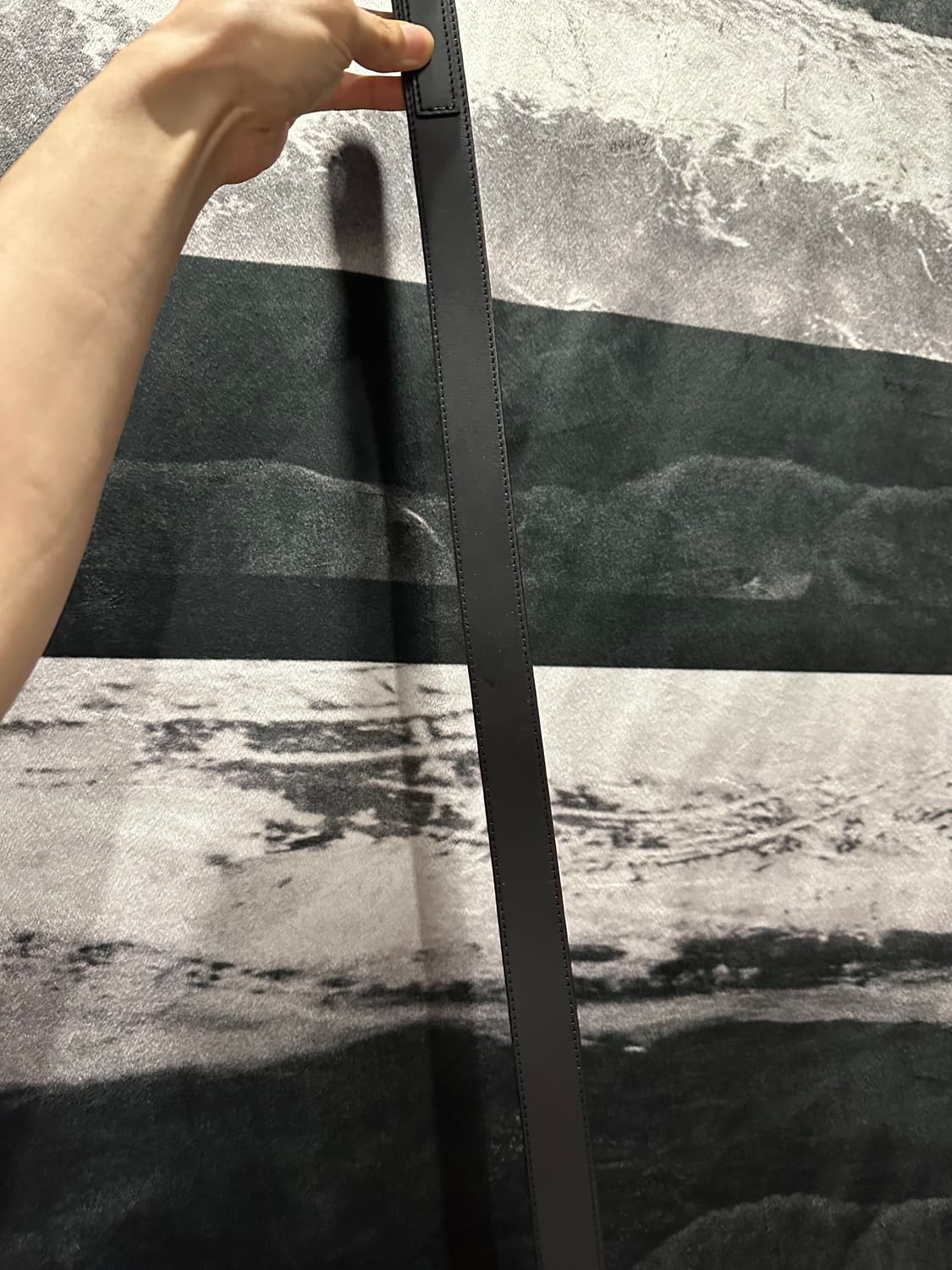 도프제이슨 미니멀 레이어드 하드레더 벨트 상품이미지3