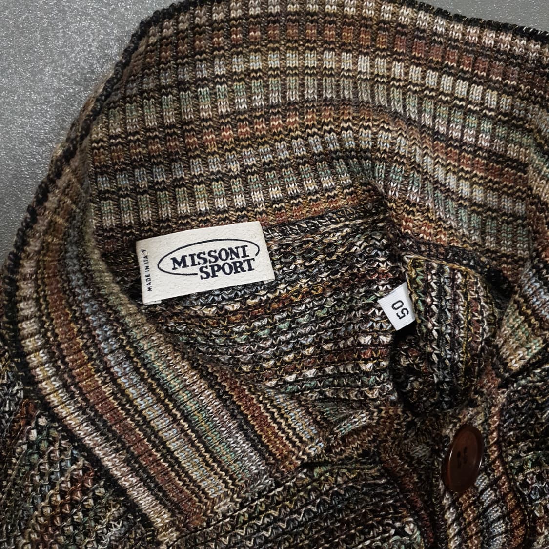 XL (105) 정품 미쏘니 멀티컬러 에스닉 니트 스웨터 가디건 상품이미지8