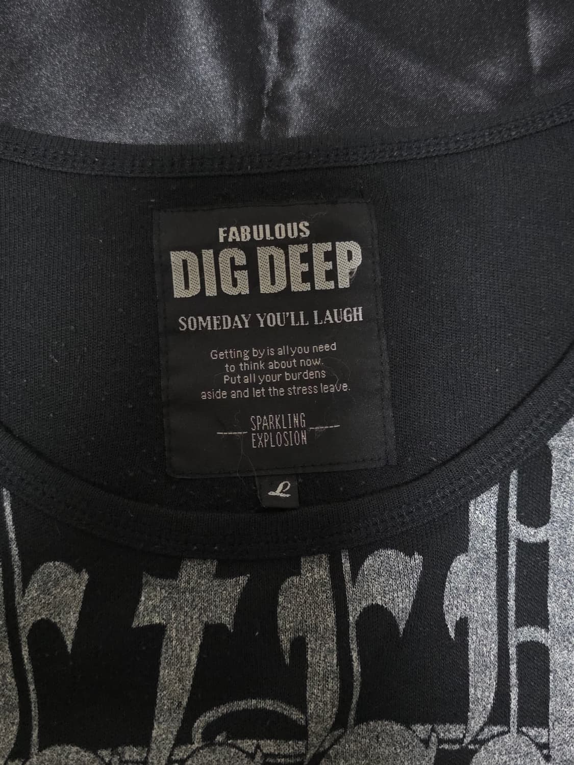Dig Deep 펑크 해골 슬리브 상품이미지4