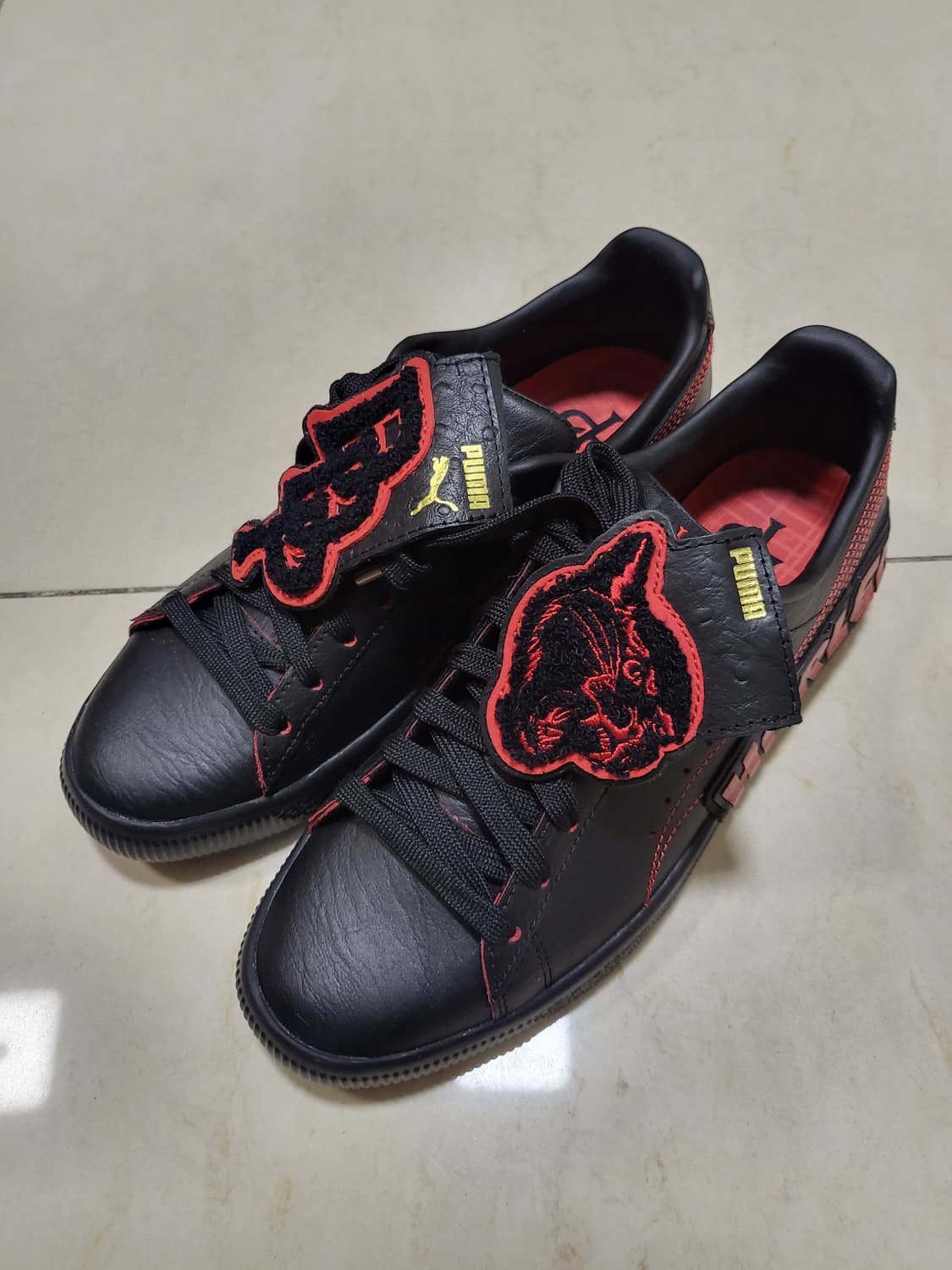 Puma 푸마 x 대퍼 댄 클라이드 포스트게임 블랙 레드 퓨마 260 상품이미지1