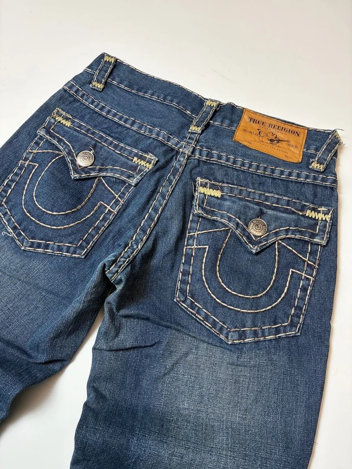 트루릴리젼 00s y2k USA 세미 부츠컷 데님 팬츠 PN8502 상품이미지7