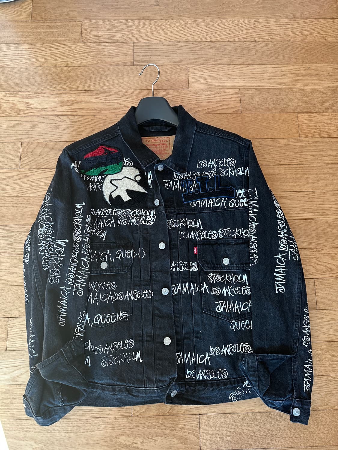 스투시 아워레가시 데님티어스 ttl데님 자켓판매합니다 상품이미지1