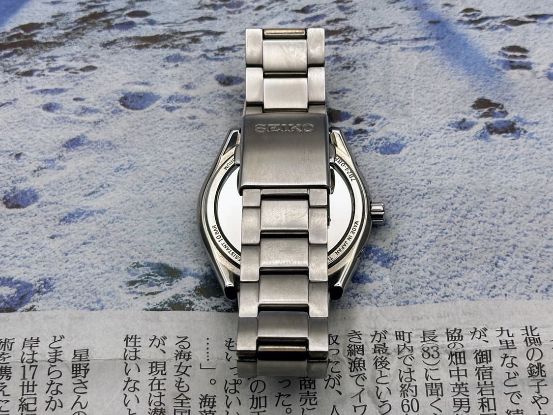 [신품급 풀박스] 세이코 브라이츠 SAGZ081 블루 선레이 전파 솔라 상품이미지3