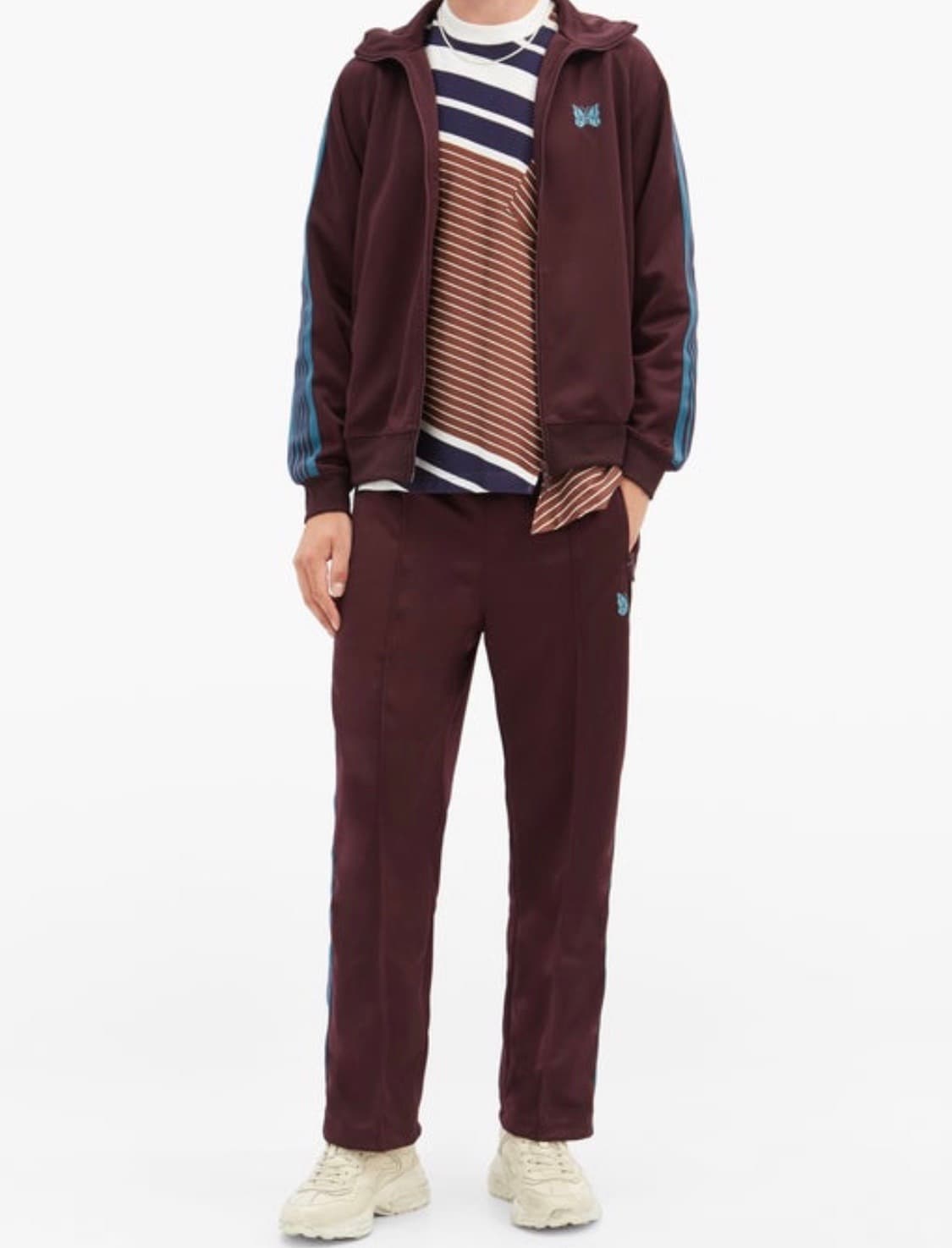 니들스 20ss 트랙 자켓 버건디 상품이미지3