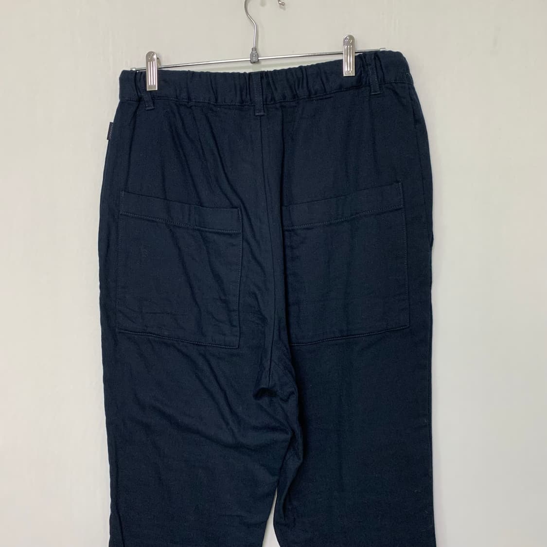 이세이미야케 플랜테이션 밴딩 코튼 팬츠 면바지 M 32인치 네이비 상품이미지7