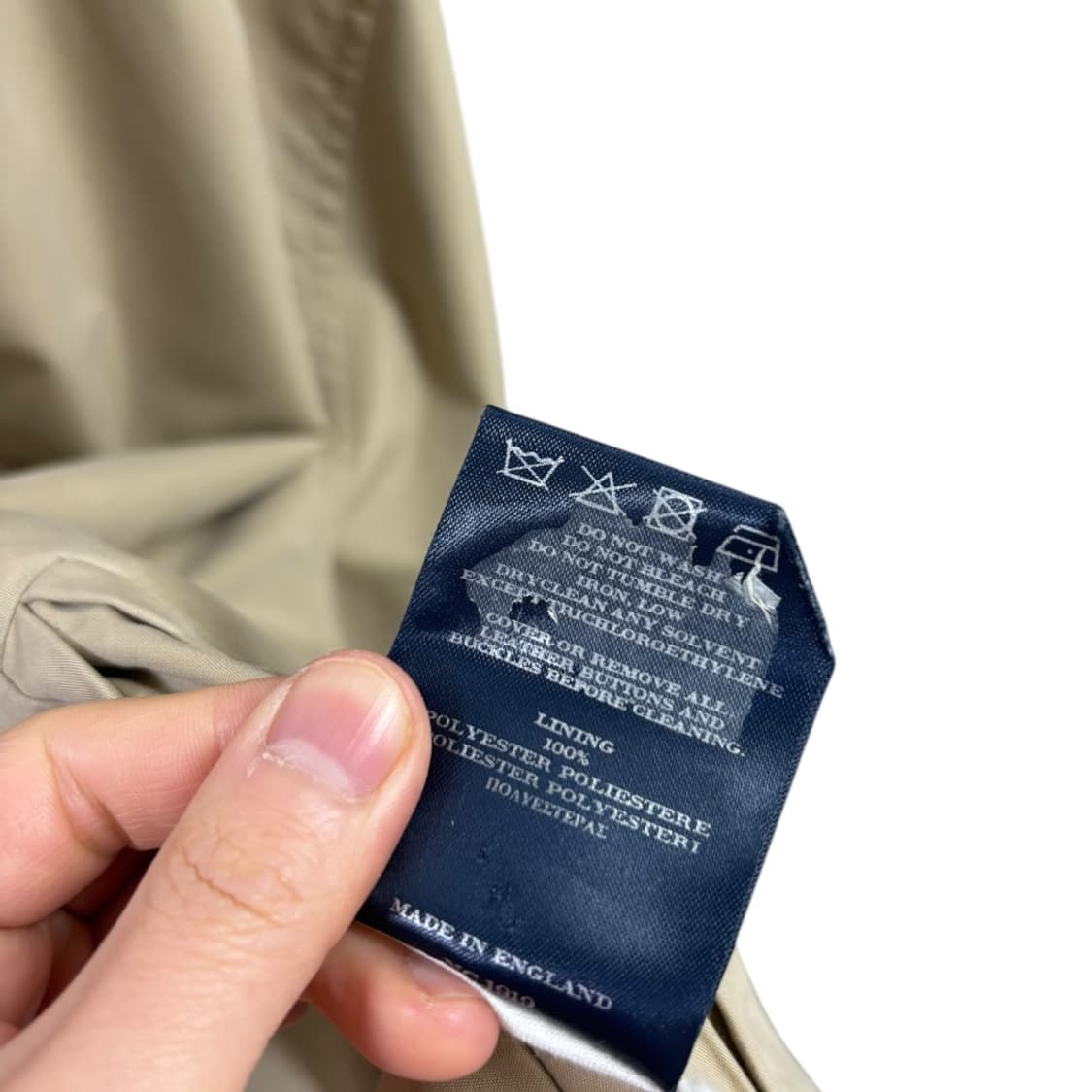 정품) 버버리런던 리버시블 자켓 상품이미지8