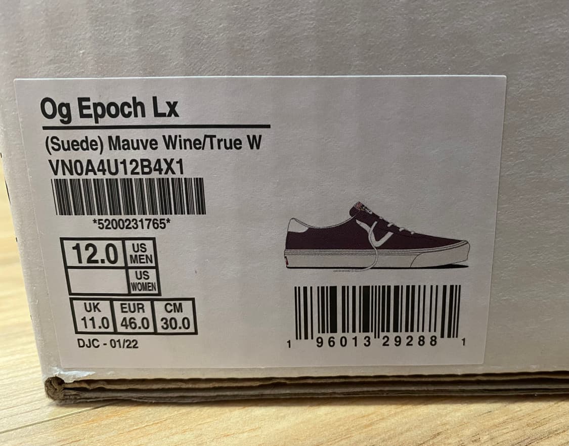 Vans epoch LX 스웨이드 300mm 상품이미지1