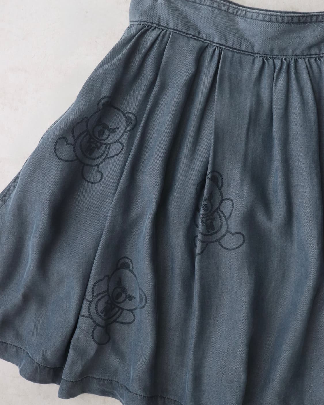 [Hysteric Glamour] Blue Fuckbear Skirt 상품이미지7