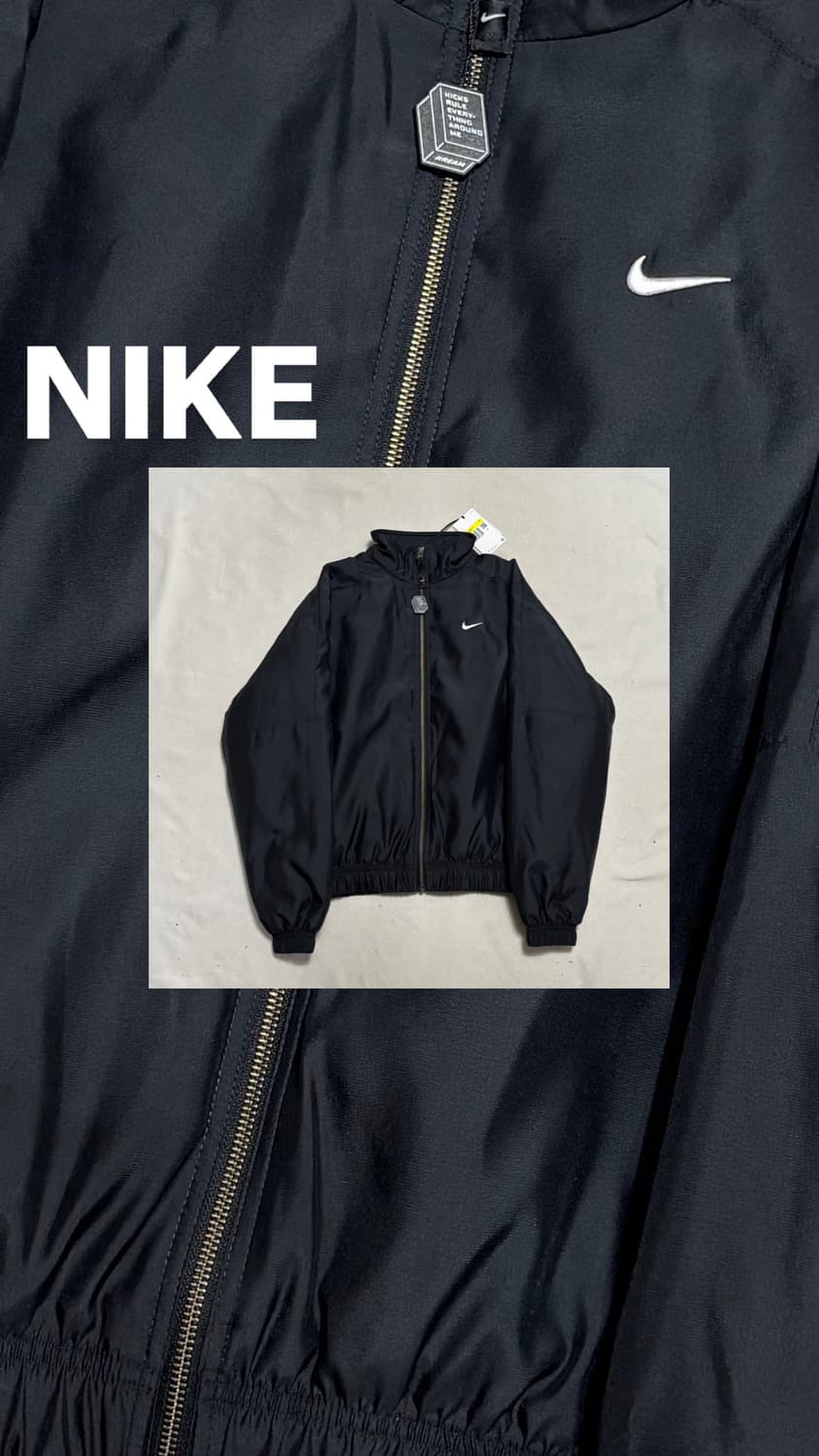 나이키 블랙 바람막이 자켓 상품이미지1