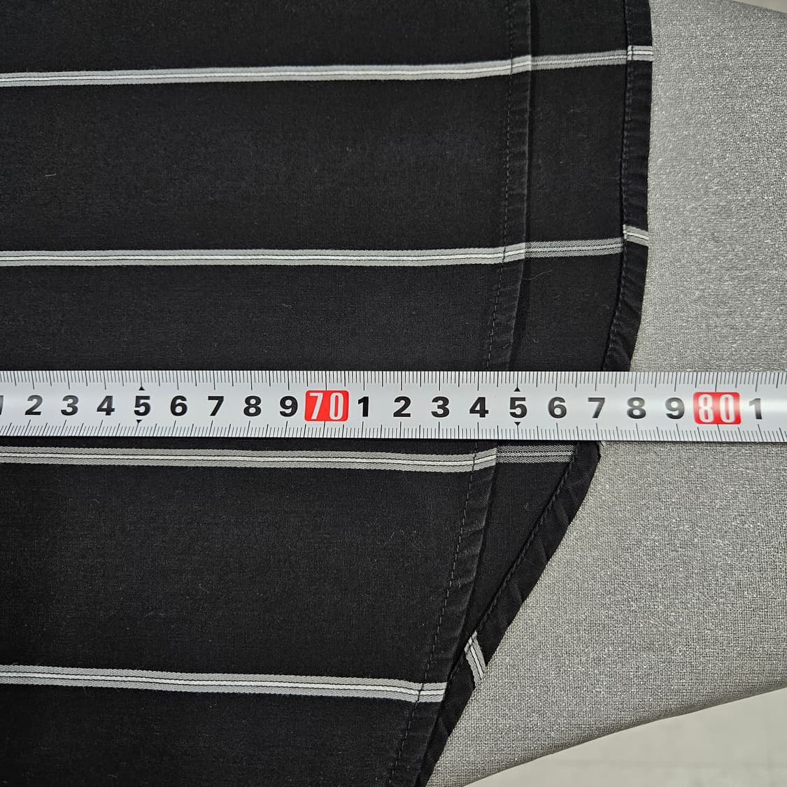 105 라코스테 블랙 스트라이프 셔츠 상품이미지7