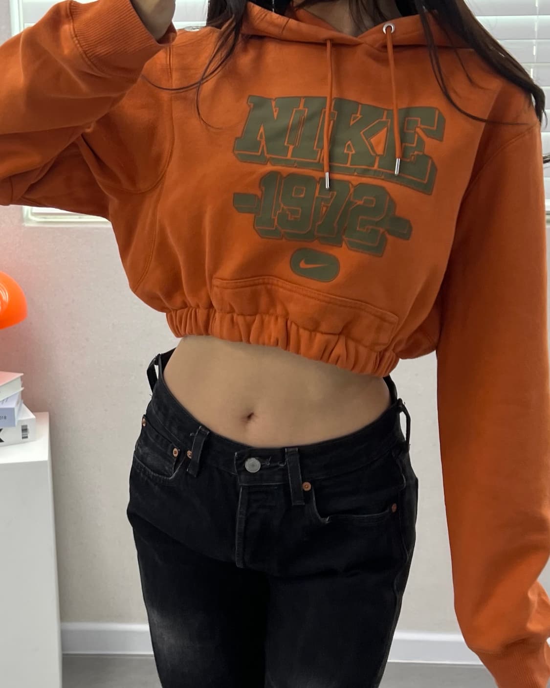 (WOMEN)나이키 크롭 후드-M1870 상품이미지5