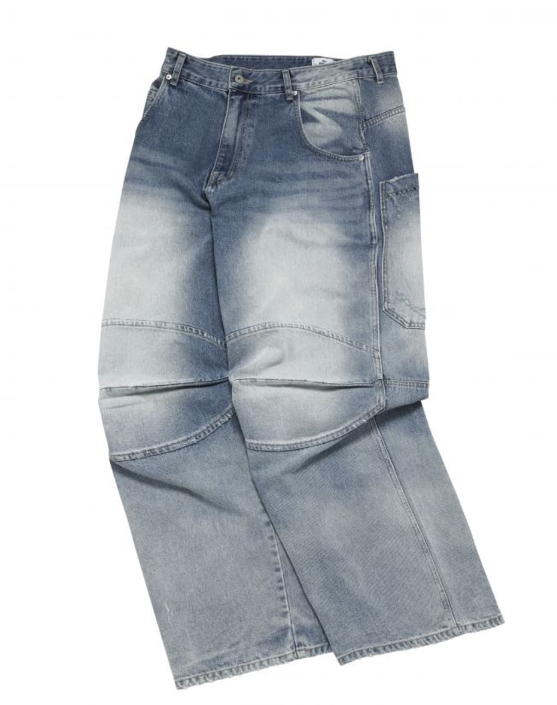 [L] MJD 3D KNEE DENIM PANTS BLUE  상품이미지1