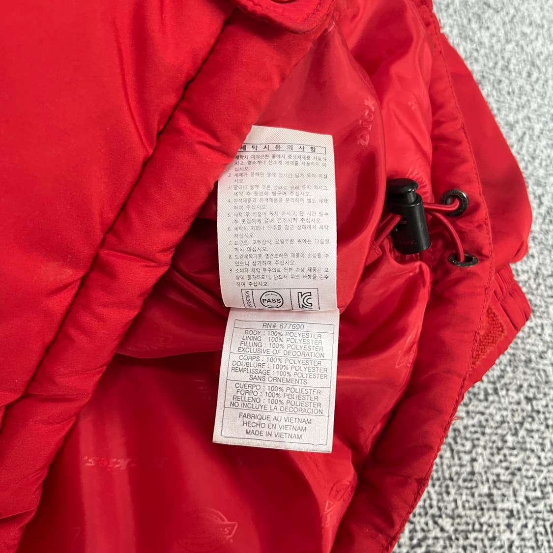 <디키즈 사이드 로고 다운자켓 패딩> No.1352 상품이미지9