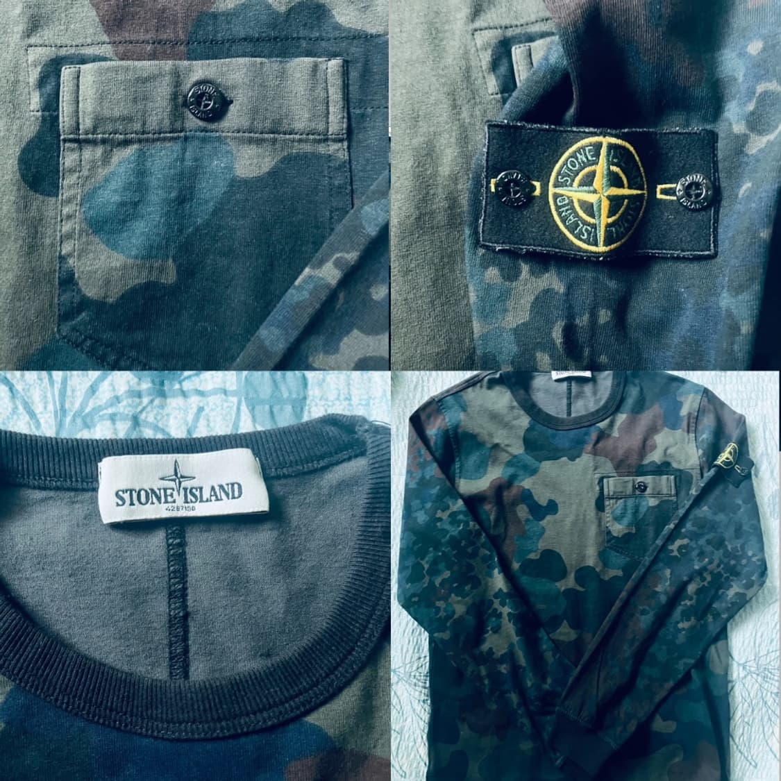 스톤아일랜드 카모 맨투맨 상품이미지3