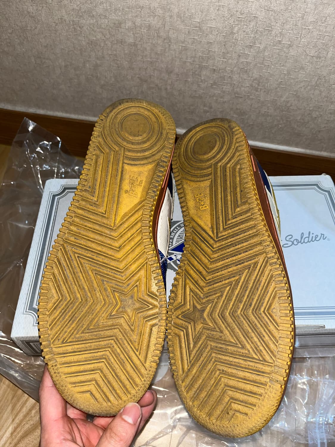 •베이프 OG베이프스타 코튼 캔디 스네이크스킨 스니커즈 상품이미지5