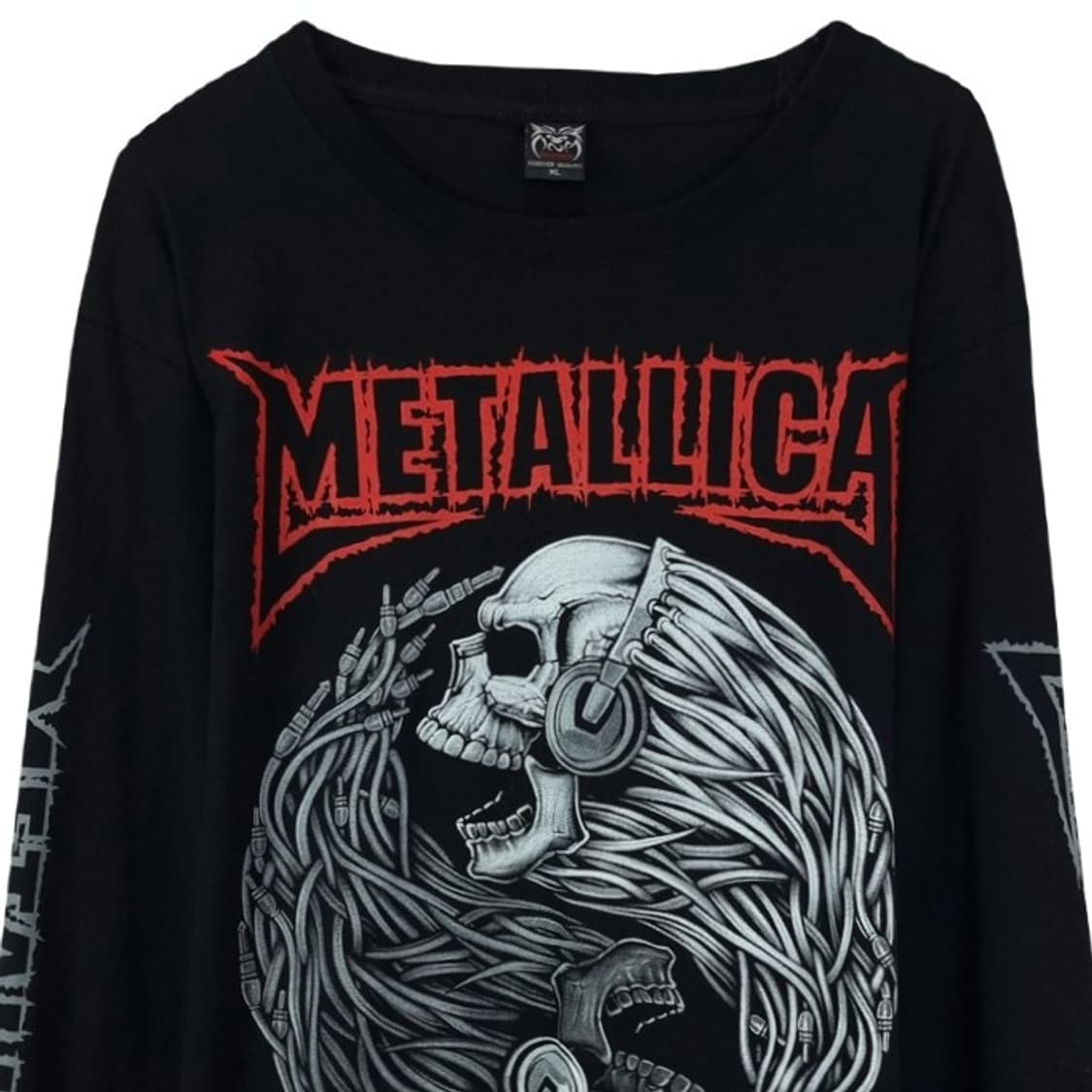 [빈티지] 메탈리카 프린팅 롱슬리브 긴팔티 락티 블랙 M20045 상품이미지4