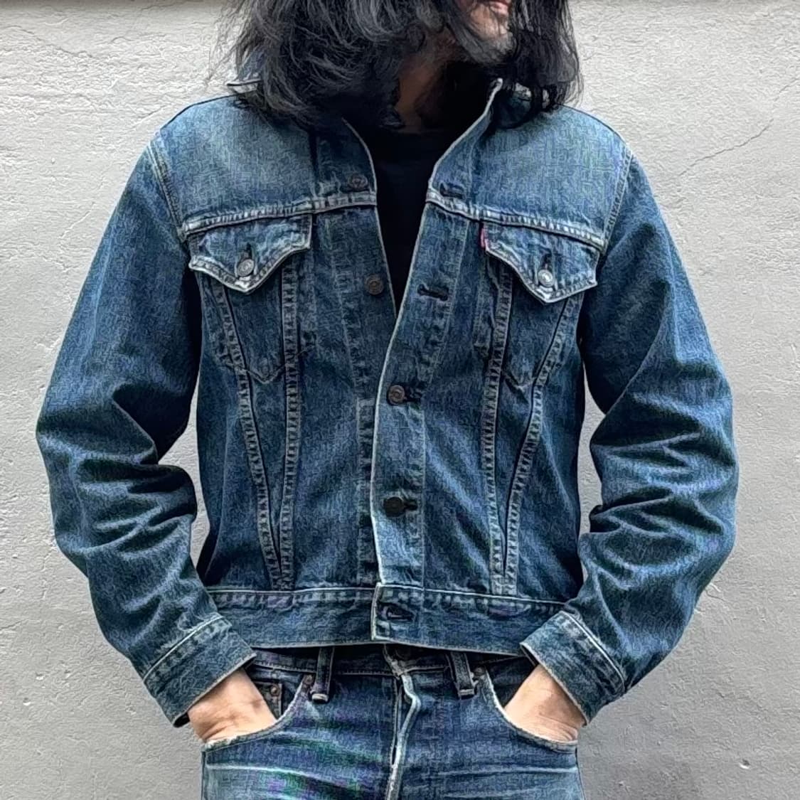 90~00년대 일본 리바이스 557 빅e 트러커 상품이미지10