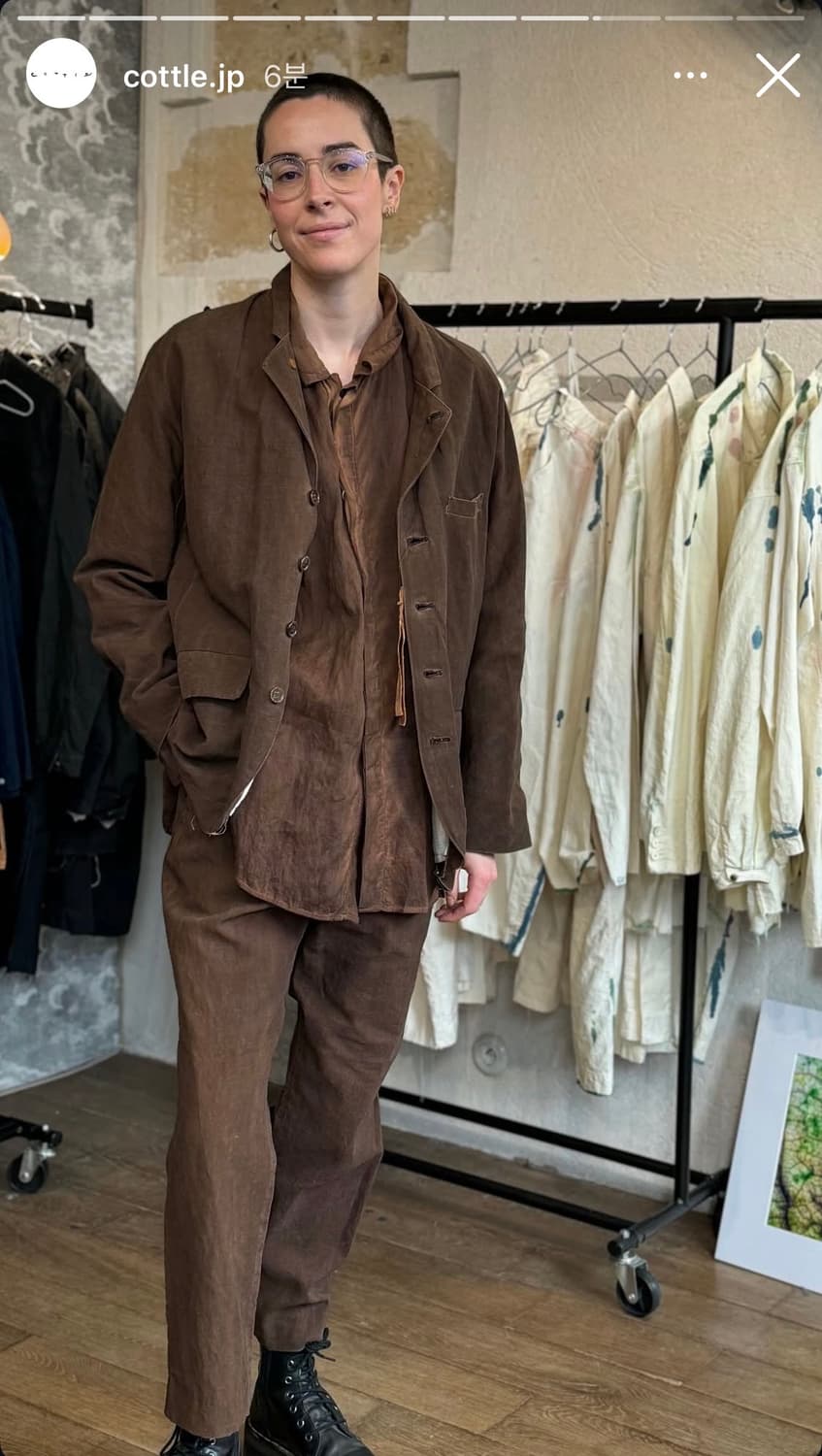 Cottle leaf vein tailor made pants 상품이미지10