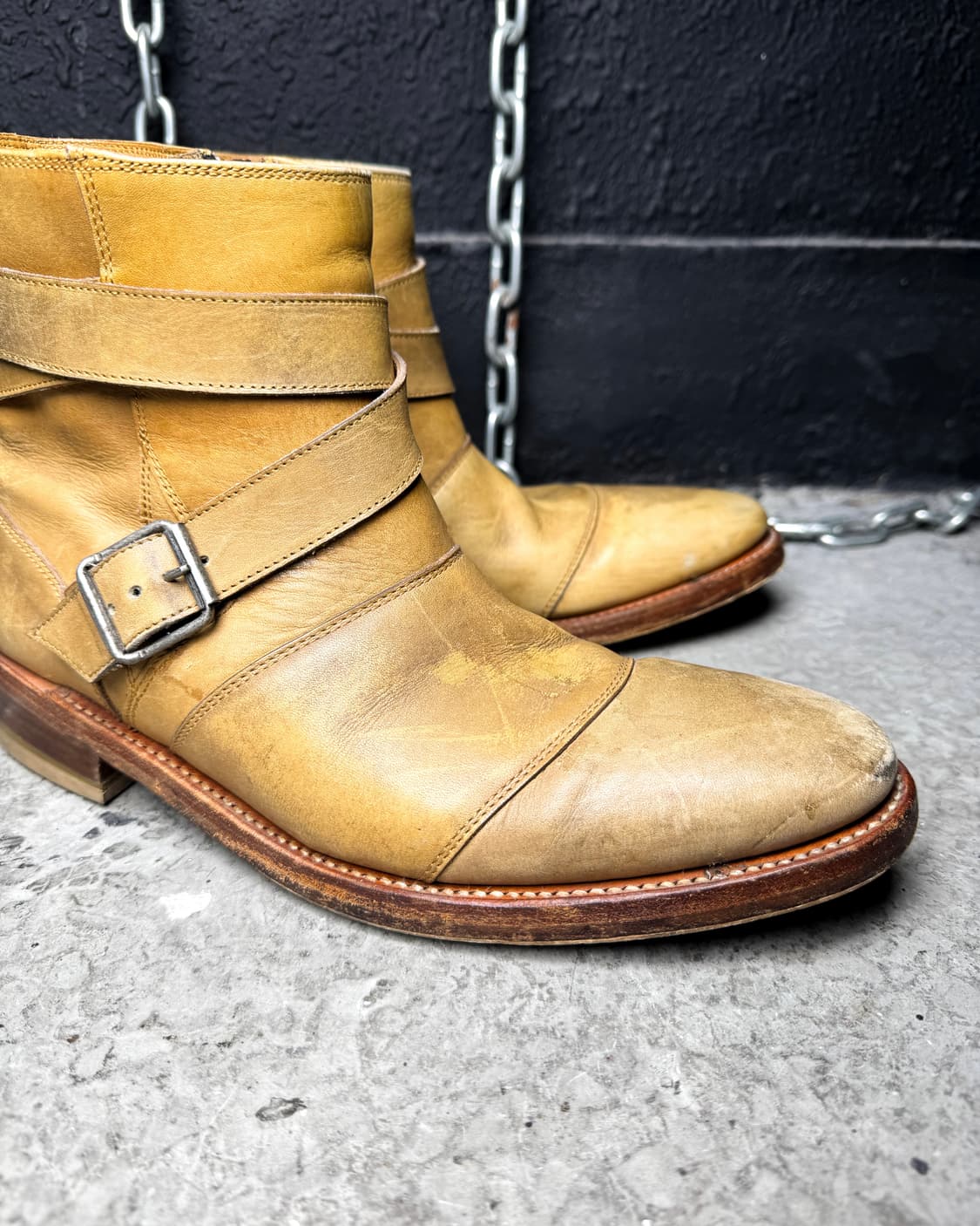 Balmain – Double Strap Jodhpur Boots 상품이미지6