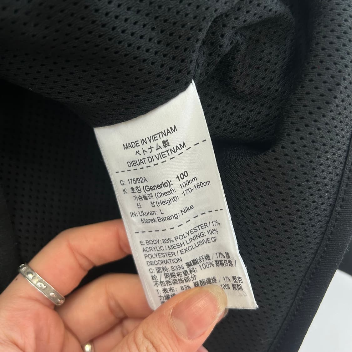 Nike 나이키 2-way 블랙 스우시 후리스 후드집업 상품이미지7