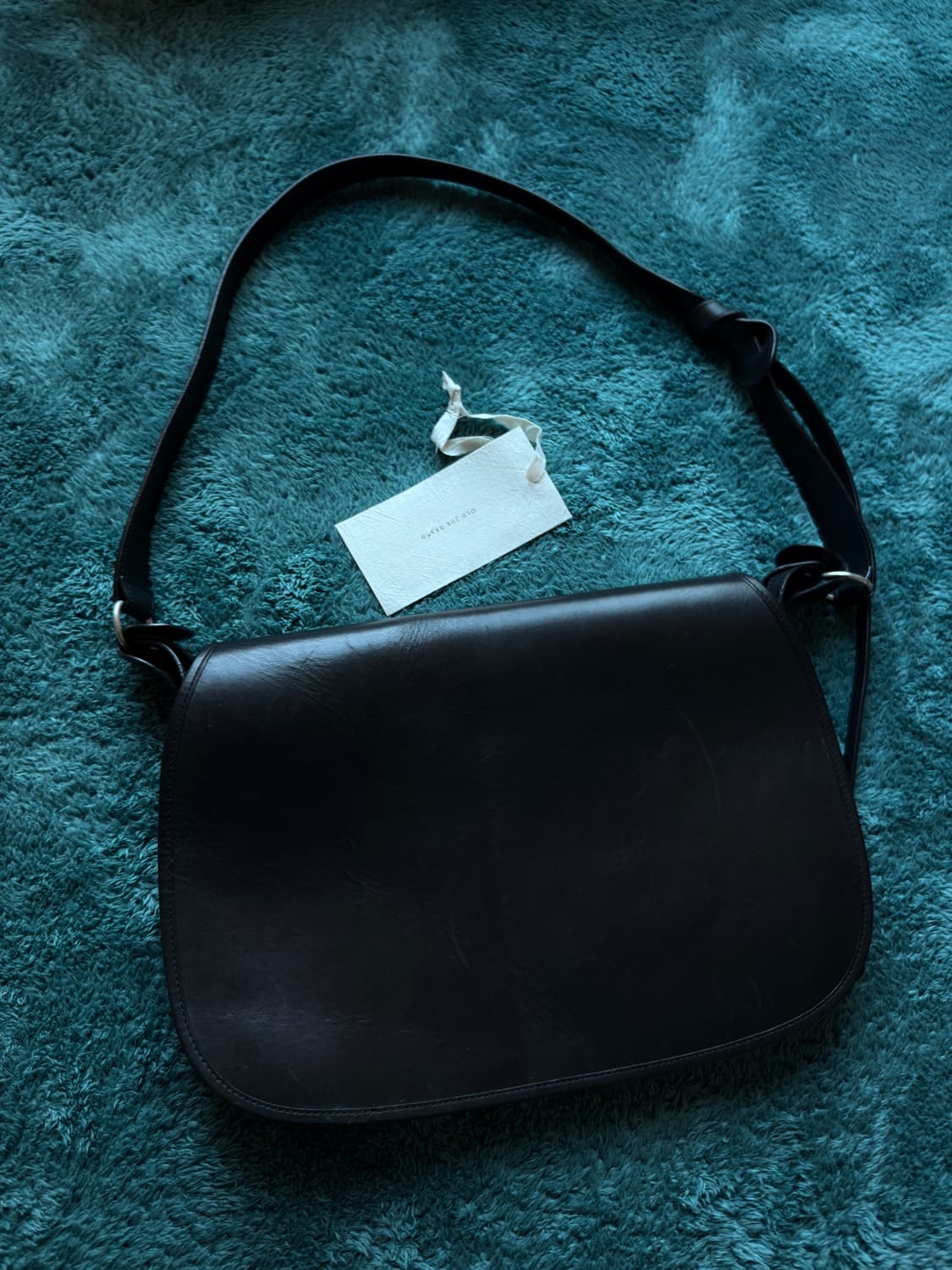 올드조 레더 크로스백 블랙 상품이미지1