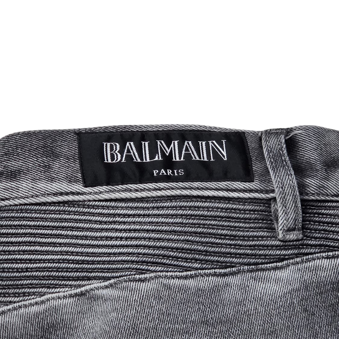 Balmain 발망 34사이즈 바이커 진 워싱 데님 청바지  상품이미지7