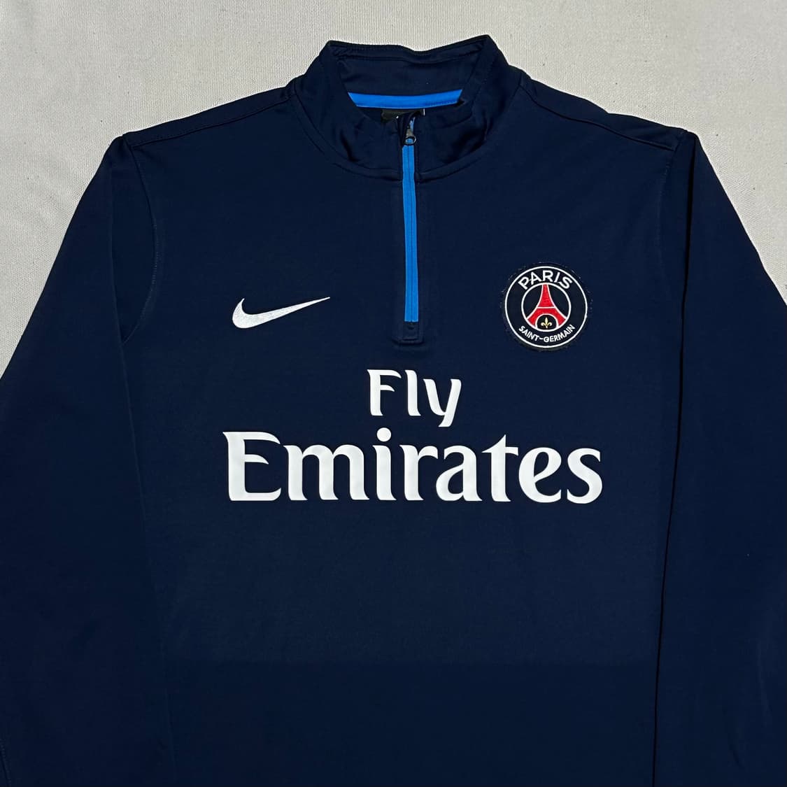 L 나이키 파리 생제르맹 17-18 시즌 네이비 트레이닝 탑 상품이미지1