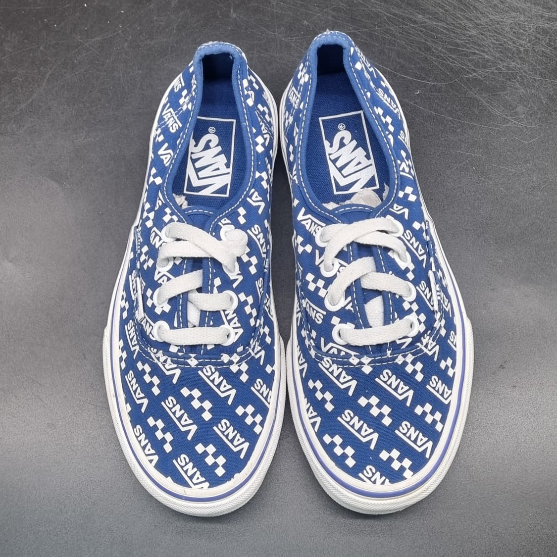 반스 어센틱 로고블루 여성 스니커즈230 상품이미지2