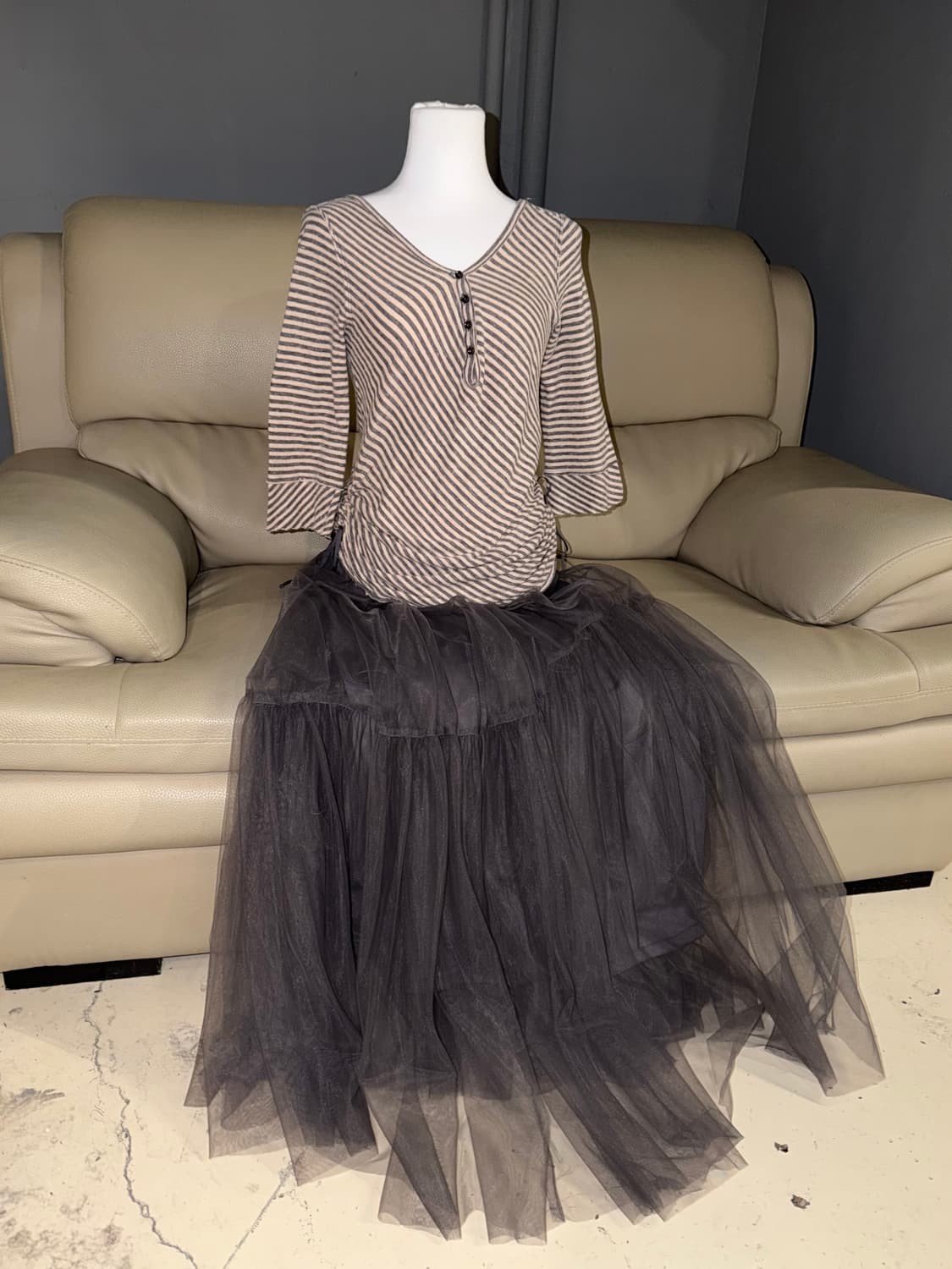 Vintage mood girl codi set 상품이미지1