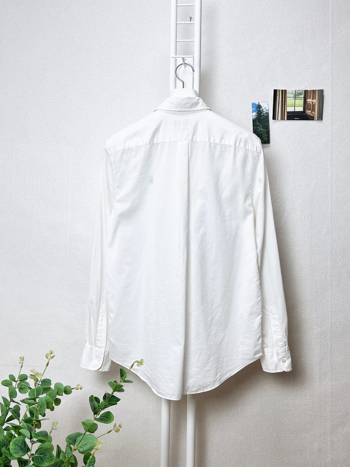 폴로 남성 화이트셔츠 M 릴렉스핏   상품이미지4