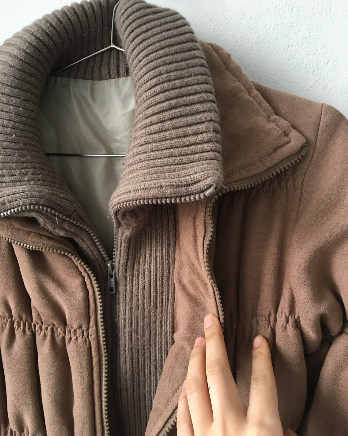 Shirring point double collar jacket 상품이미지5