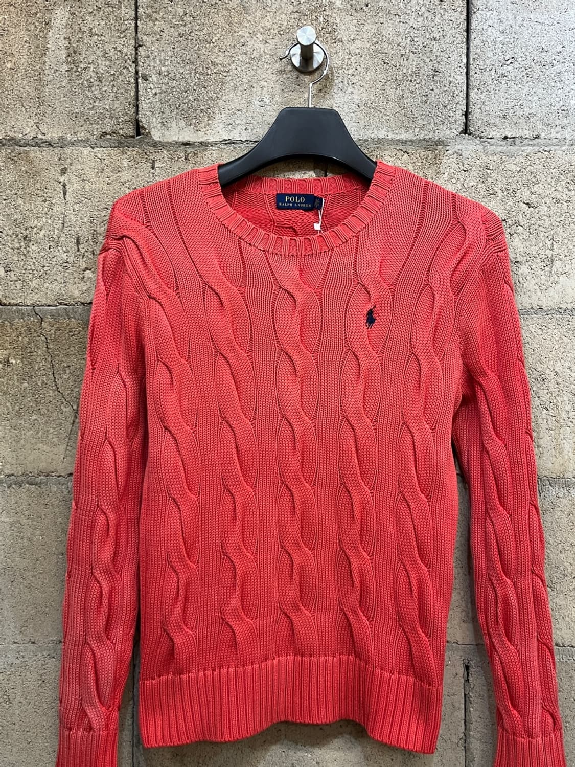 폴로 랄프로렌 핑크 케이블 니트  상품이미지2