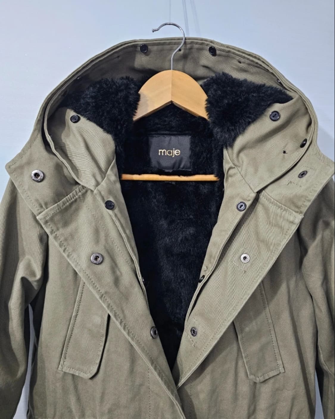 한섬 마쥬 램 야상 자켓 ~55 상품이미지2