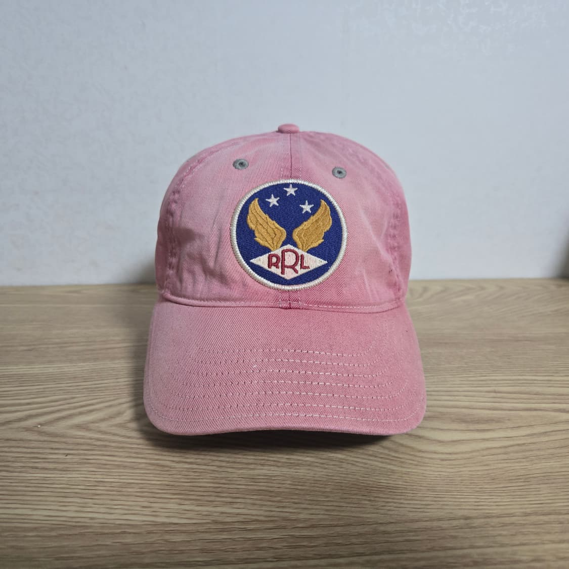 OS RRL 더블알엘 윙 볼캡 핑크 상품이미지1